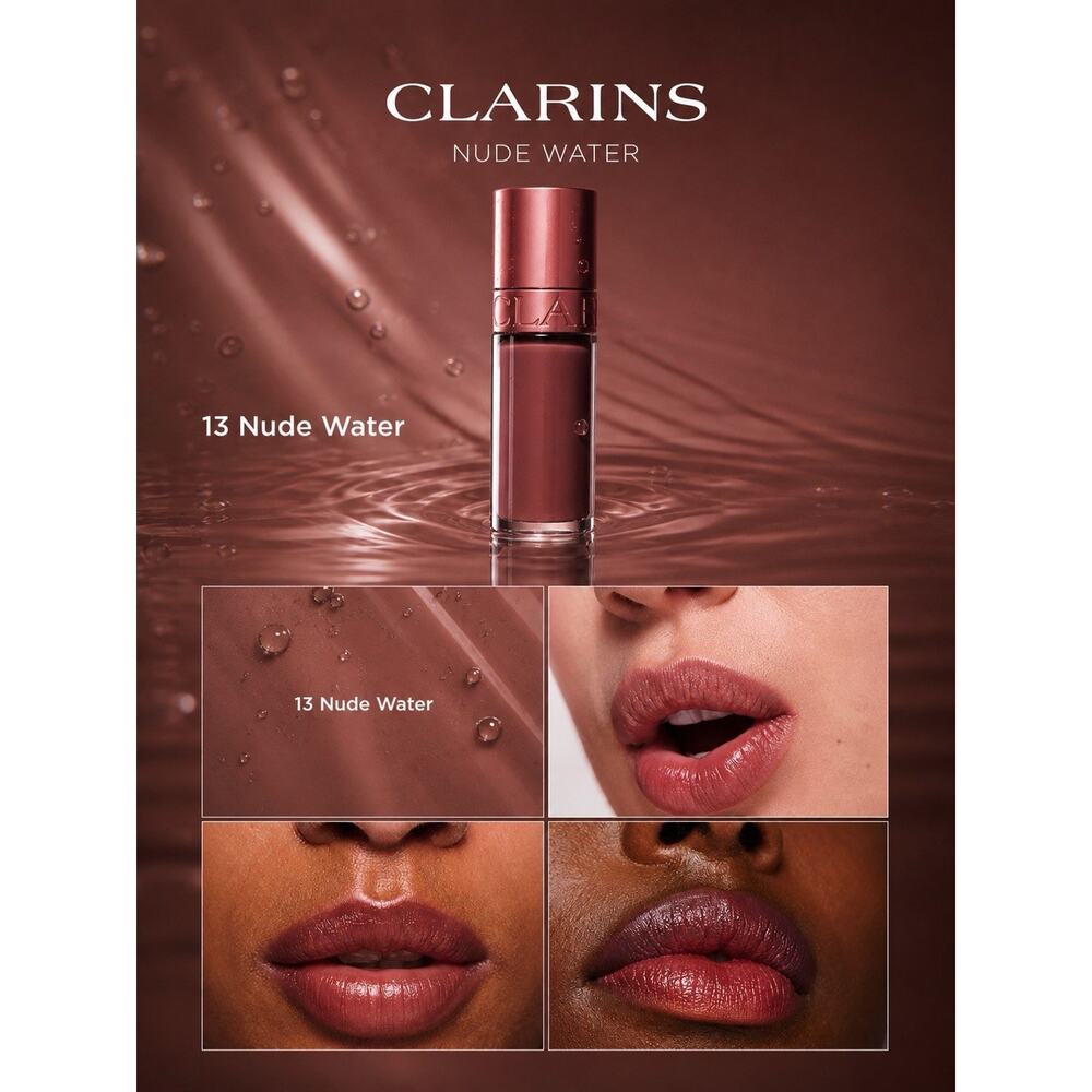 CLARINS - Water Lip Stain - Shade: 13 Nude Water - Full Size - 0.2 fl oz/ 7 mL - Picture 5 of 6